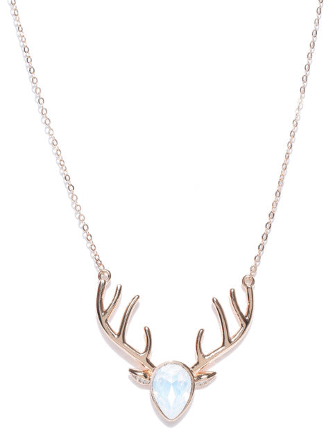 My Deer Opal Collar Necklace - ChicMela