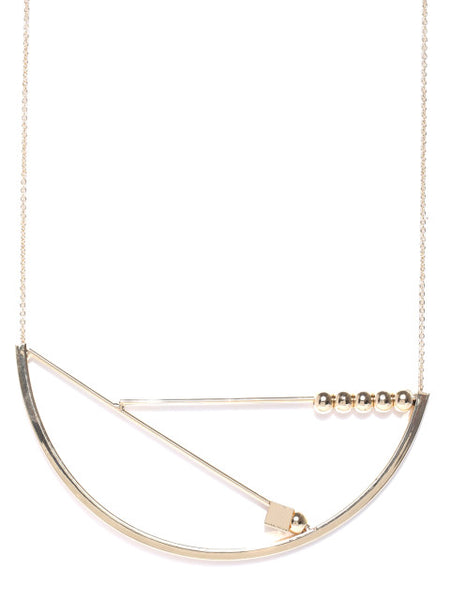 London- Geometric 18k Gold Plated Necklace