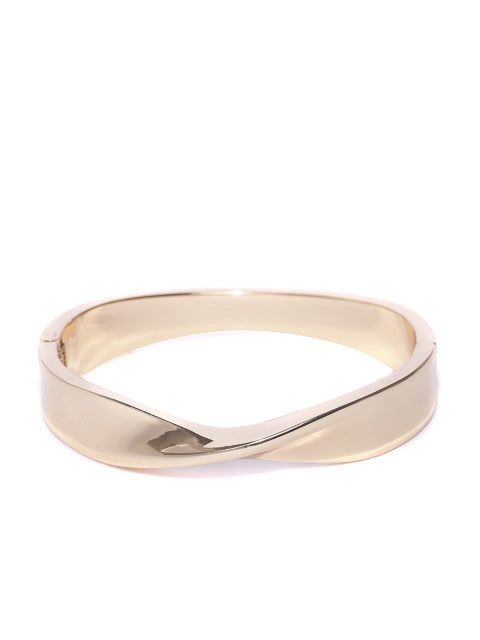 Gold Plated Wave Cuff - ChicMela