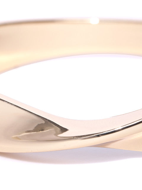 Gold Plated Wave Cuff - ChicMela