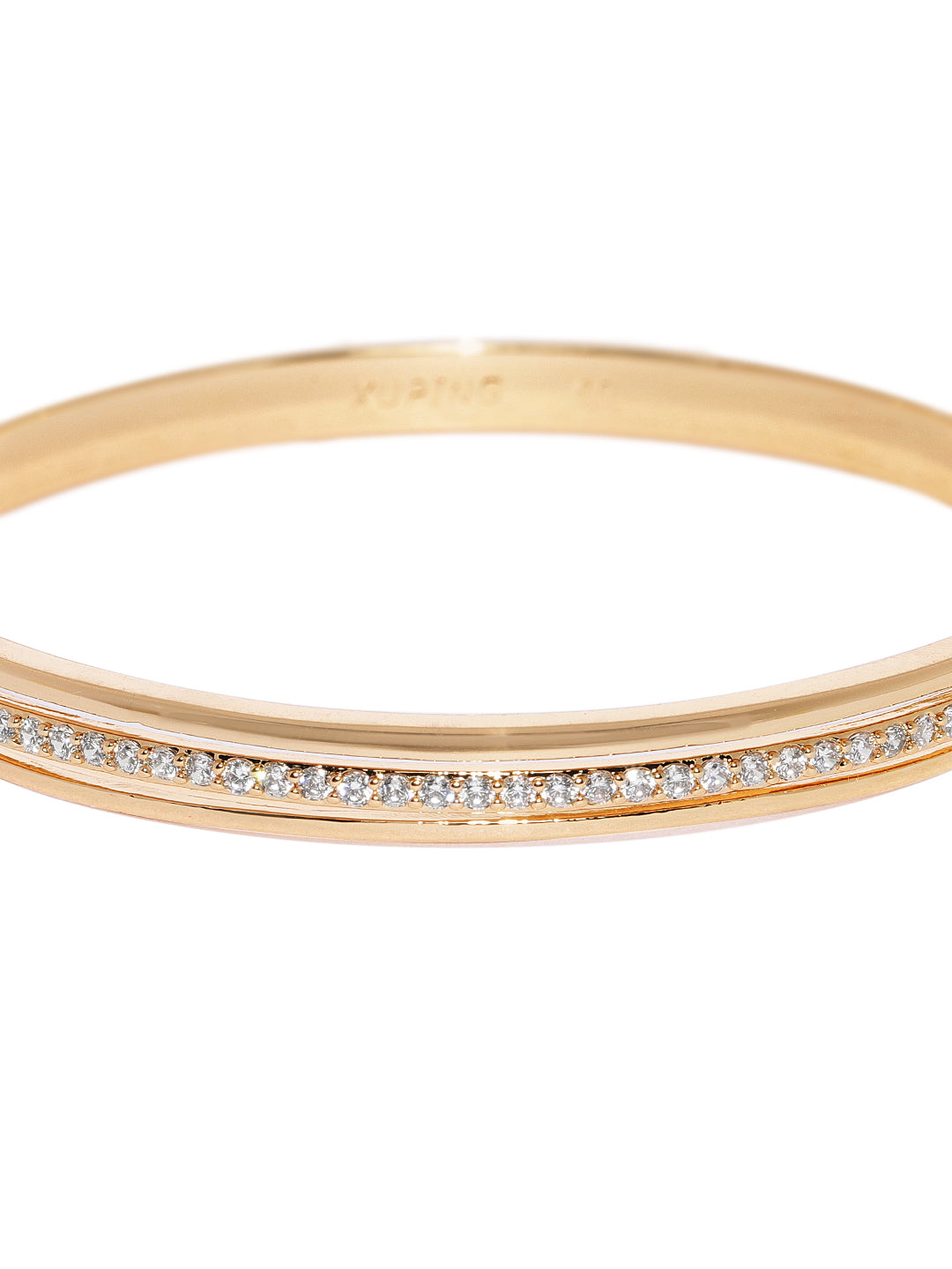 Haruka 18k Cubic Zirconia Cuff - ChicMela