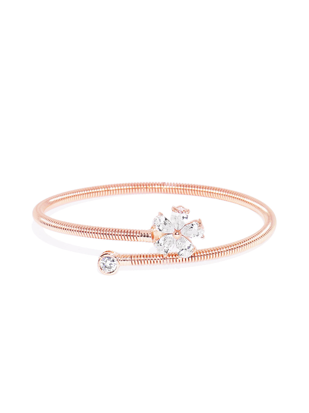 Floral Shaped Wraparound Cuff - ChicMela