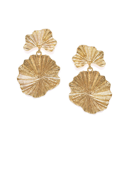 Textured Floral Earrings