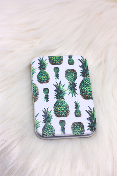 Pineapple Vegan Compact Mirror