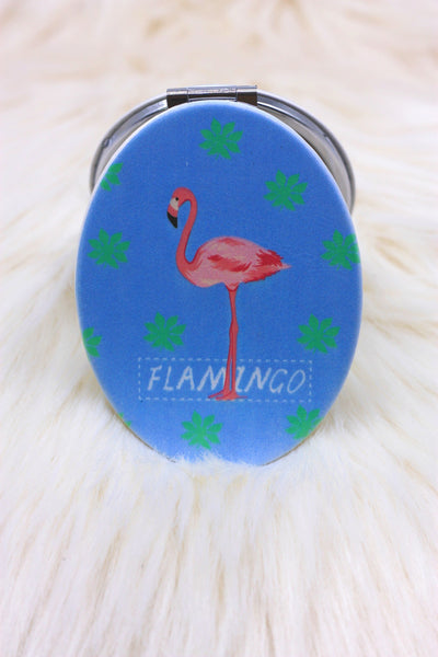 Flamingo Vegan Compact Mirror