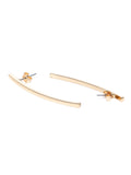 London- Linear 14k Gold Plated Earrings - ChicMela