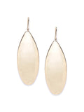 London- Geometric Shaped Oval 14k Gold Plated Drops - ChicMela