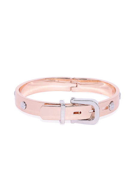 Arya Rose Gold Strap Bracelet