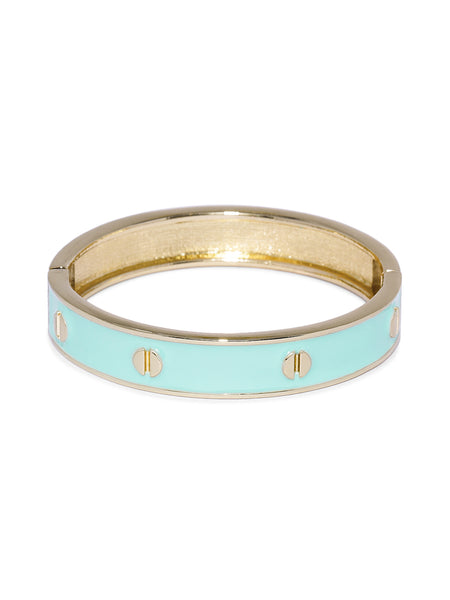 Aqua Enamel Cuff