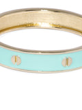 Aqua Enamel Cuff - ChicMela