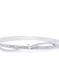 Amelia CZ Silver Cuff - ChicMela