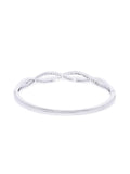 Azura CZ Silver Cuff - ChicMela