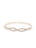 Azura CZ Gold Cuff - ChicMela