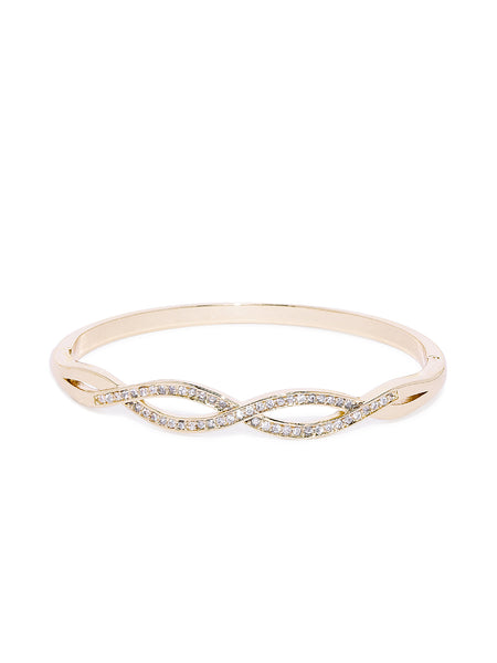 Azura CZ Gold Cuff