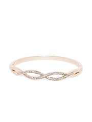 Azura CZ Gold Cuff - ChicMela