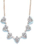 Ice Blue Collar Necklace - ChicMela