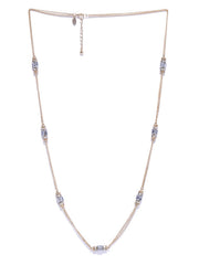 Cubic Zirconia and Crystal Necklace - ChicMela