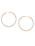 Big Matte Gold Hoops - ChicMela