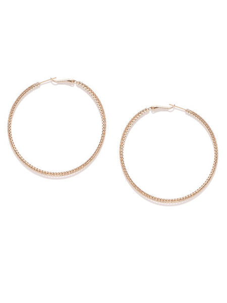 Big Matte Gold Hoops