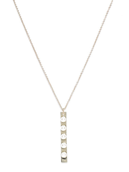 Coco 18k Gold Plated Pearl Pendant Necklace