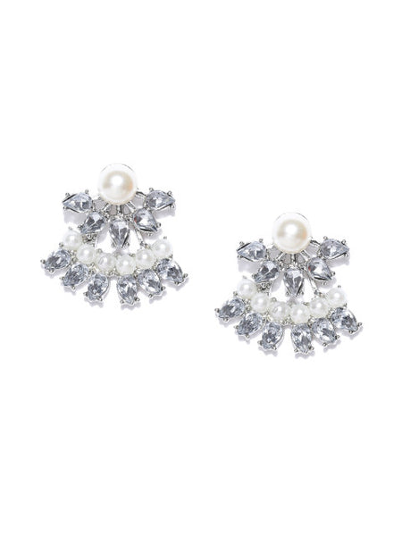 Detachable 2-in-1 Classic Pearl Ear Jackets