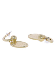 Roman Coin Gold Earrings - ChicMela