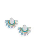 Gift Saver Combo Saver- Blue Necklace and Earring Set - ChicMela