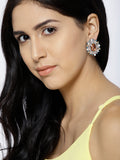 Gift Set- Luxe Range: 18k Gold Plated Opal Necklace with Multi-coloured Luxe Earrings - ChicMela
