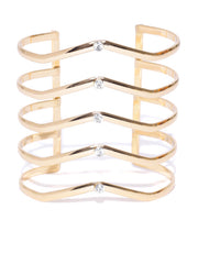 London- Warrior Princess 18k Gold Cuff - ChicMela