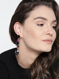 Luxe 18K Gold Plated Teardrop Multi-Coloured Drops - ChicMela