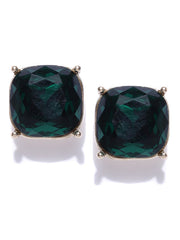 Workwear Studs- Emerald Green - ChicMela