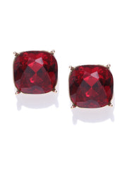 Workwear Studs-Ruby - ChicMela