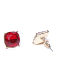 Workwear Studs-Ruby - ChicMela