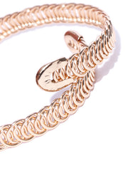 Luxe 18K Gold Plated Multi Stone Wrap Around Bracelet - ChicMela