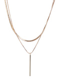 Gold Layered Necklace - ChicMela
