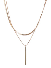 Gold Layered Necklace - ChicMela