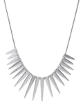 Silver Conical Necklace - ChicMela