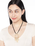 Dreamcatcher Matte Gold Necklace - ChicMela