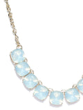 Gift Set- Luxe Range: 18k Gold Plated Opal Necklace with Multi-coloured Luxe Earrings - ChicMela
