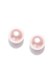 Detachable 2 in 1 Enamel & Pearl Stud Set-Pastel Pink - ChicMela