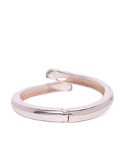 Twisted Statement Rose Gold Cuff - ChicMela