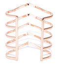 London-Warrior Princess 18k Rose Gold Plated Cuff - ChicMela
