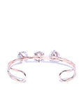 Rose Gold and Stone Studded Cuff - ChicMela