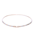 Silver and Gold Plated Minimal Choker - ChicMela