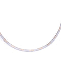 Silver and Gold Plated Minimal Choker - ChicMela