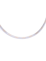 Silver and Gold Plated Minimal Choker - ChicMela