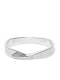 Silver Plated Wave Cuff - ChicMela
