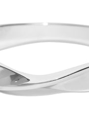 Silver Plated Wave Cuff - ChicMela