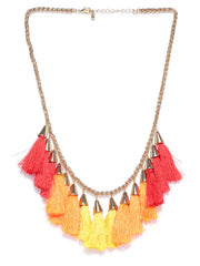 Sun-Kissed Tassel Necklace - ChicMela