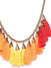 Sun-Kissed Tassel Necklace - ChicMela